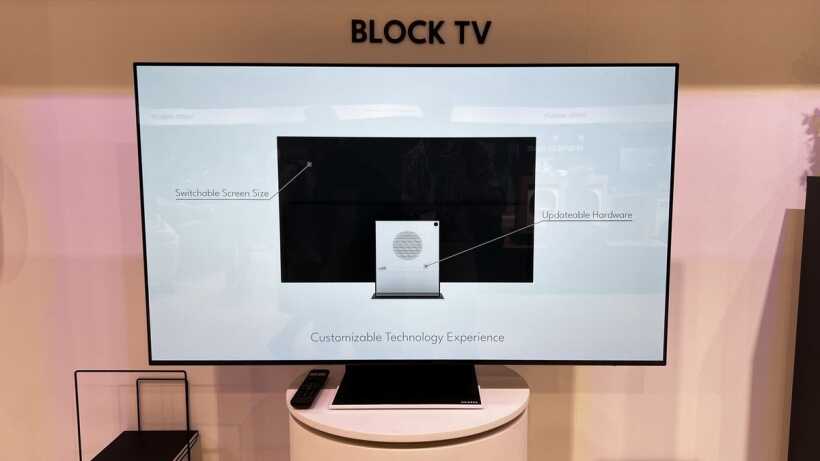 I love this modular 4K TV concept that lets you